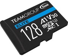 Atminties kortelė Team Group Tab TeamGroup Elite Micro SDXC 128 GB klasė 10 UHL- / U3 A1 V30 (TEAUSDX128GIV30A103)