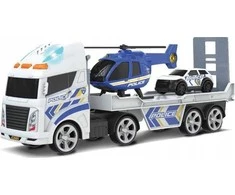 TEAMSTERZ Transporteris su policijos automobiliu ir sraigtasparniu