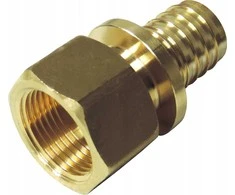 Tece Mufa vidinis sriegis 25x1 "žalvaris - 705009