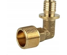 Tece Nypel perėjimo kampas GZ 20x3 / 4 "žalvaris - 707501