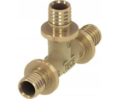 Tece T-adapteris 20x20x20 žalvarinis - 710020