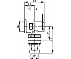Tece TECElogo - kolano nacienne su mosišdzu standard 16 mm x 1/2'' GW - 8620002