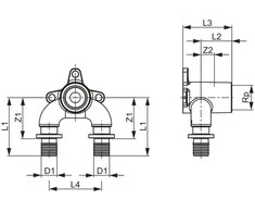 TECEFLEX ALKŪNĖ 20 X1/2GWX20 RUDAS