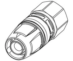 TECELOGO PERĖJIMO ĮVORĖ 25 X 3/4 GW