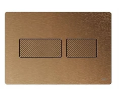 TECESOLID METALINIS BRONZINIS ŠLIFUOTAS TUALETO MYGTUKAS