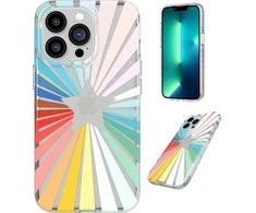 Dėklas Tech 21 T21-9352 „Tech21 EvoArt“, skirtas „iPhone 13 Pro“ – vaivorykštės saulės spindulys