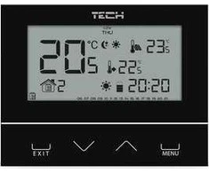 Tech Sterowniki Tech ST- 292V3 kambario kabelis dvistate L-5 (3 mm stiklo) juodas