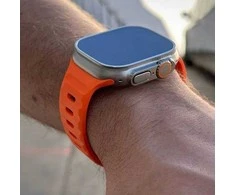 Apyrankė Apple Watch 4 / 5 / 6 / 7 / 8 / SE / Ultra (42 / 44 / 45 / 49 mm) Tech-Protect Iconband Line oranžinės spalvos