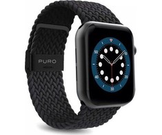 Išmaniojo laikrodžio Apple pintas dirželis, Juodos spalvos, 38/40mm