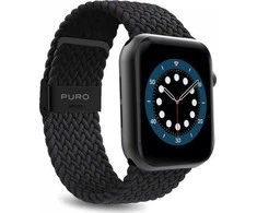 Išmaniojo laikrodžio Apple pintas dirželis, Juodos spalvos, 38/40mm