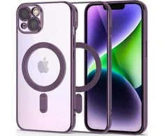 Tech-Protect MagShine Line MagSafe Apple iPhone 14 – dėklas telefonui violetinės spalvos