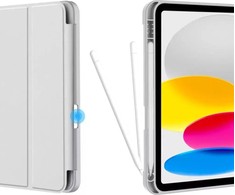 Tech-Protect SC Pen Apple iPad 10.9” 10 / 2022 / 11” 11 / 2025 – dėklas planšetiniam kompiuteriui pilkos spalvos