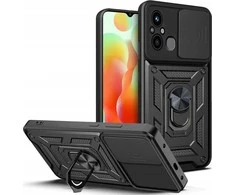 Tech-Protect CamShield Pro Xiaomi Redmi 12C – dėklas telefonui juodos spalvos