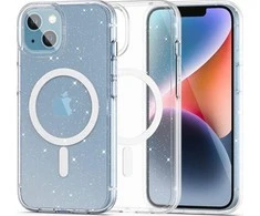 Tech-Protect FlexAir Hybrid MagSafe Apple iPhone 13 / 14 – dėklas telefonui skaidrus and glitter