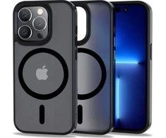 Tech-Protect MagMat MagSafe Apple iPhone 12 Pro Max – matte dėklas telefonui juodos spalvos