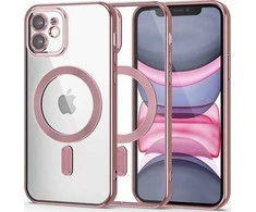 Tech-Protect MagShine Line MagSafe Apple iPhone 11 – dėklas telefonui rožinės spalvos