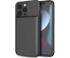 Tech-Protect PowerCase Apple iPhone 13 / 13 Pro su 4800mAh power bank – dėklas telefonui juodos spalvos