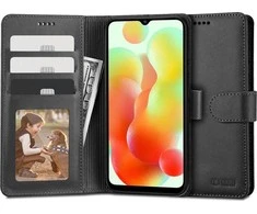 Tech-Protect Wallet Xiaomi Redmi 12C – dėklas telefonui juodos spalvos