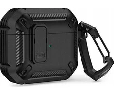 Tech-Protect X-CarboAirPods Pro 1 / 2 – dėklas ausinėms juodos spalvos