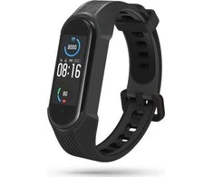 Išmaniosios apyrankės Xiaomi Mi Band 5/6/7 dirželis, Juodos spalvos