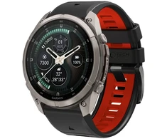 Tech-Protect Dirželis Iconband Pro do Garmin Fenix 5x / 5x Plus / 6x / 6x Pro / 7x / 8 / 8 Pro / 9 / 9 Pro 47 mm Juodas/red (THP6045)