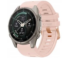 TECH-PROTECT Silikoninis GARMIN FENIX 5S / 5S PLUS / 6S / 6S PRO / 7S / 8 / 9 / 9 PRO (43 MM) miltelių rožinės spalvos