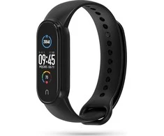 Išmaniosios apyrankės Xiaomi Mi Band 5/6/7 dirželis, Juodos spalvos