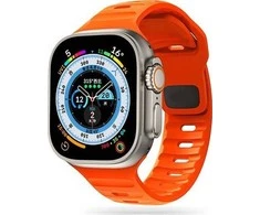 Apyrankė Apple Watch 4 / 5 / 6 / 7 / 8 / SE / Ultra (42 / 44 / 45 / 49 mm) Tech-Protect Iconband Line oranžinės spalvos
