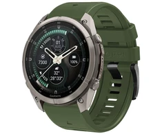 TECH-PROTECT silikoninis GARMIN FENIX 5 / 6 / 6 PRO / 7 / 8 / 8 PRO / E / 9 / 9 PRO (47 MM) kariškos žalios spalvos