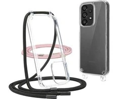 Holmes Tech-Protect Technologijos FLEXAIR CHAIN GALAXY A53 5G Juodas &amp; Rožinis universal