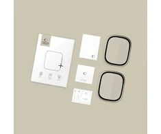 Tech-Protect 2-pack tempered glass for Apple Watch Ultra 49mm – sidabrinis and juodas