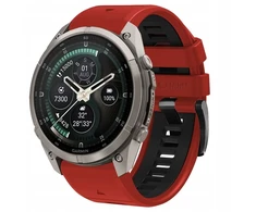 TECH-PROTECT ICONBAND PRO GARMIN FENIX 5X / 5X PLUS / 6X / 6X PRO / 7X / 8 / 8 PRO / 9 / 9 PRO (51 MM) Raudonas/Juodas