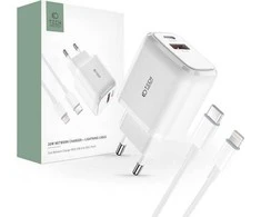 Įkroviklis Tech-Protect 1x USB-A 1x USB-C 3 A (THP1535)