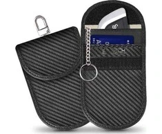 Tech-Protect KLR100 RFID Blocking Car Key – dėklas juodos spalvos – Carbon