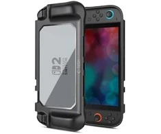 „Tech-Protect MagMat“ dėklas, skirtas „Nintendo Switch 2“ – juodas ir permatomas