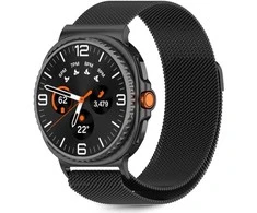 Tech-Protect MilaneseBand skirta Samsung Galaxy Watch 40/44/46 mm – juodos spalvos