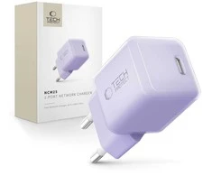 Tech-Protect NCM25 USB-C PD 25W sieninis įkroviklis - Violetinė