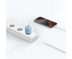 „Tech-Protect NCM33W“ 2 prievadų PD33W/QC3.0 sieninis įkroviklis - mėlynas