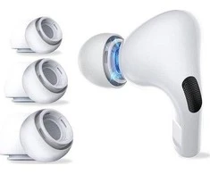 Ausinės Tech-Protect Ear Tips skirta AirPods Pro 1 / 2 in sizes S / M / L – baltos spalvos (3 vnt.)