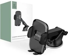 Tech-Protect V3 automobilinis telefono laikiklis for windshield/cockpit – juodos spalvos