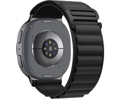 „Tech-Protect NYLON PRO“ Samsung Galaxy WATCH 8 / 9 / CLASSIC (40 / 44 / 46 MM) Juodas