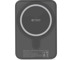 Tech-Protect LifeMag PB10 Powerbank su MagSafe 5000mAh 15W USB-C port – juodos spalvos + USB-C kabelis