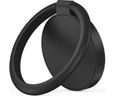 Tech-Protect Magnetic Phone Ring holder / ring su stovelio funkcija – juodos spalvos