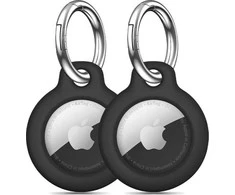 Tech-Protect Rough 2-pack Apple AirTag – dėklas telefonui juodos spalvos