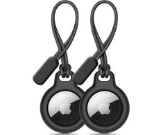 Tech-Protect Rough 2-pack Apple AirTag – dėklas telefonui juodos spalvos