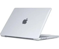 Tech-Protect SmartShell dėklas Apple MacBook Pro 14" M1 / ​​M2 / M3 2021-2023 – skaidrus