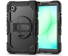 DėklasTech-Protect Solid skirtas Samsung Galaxy Tab A9 / A11 8.7 X110 / X115 / X133 / X135 – juodos spalvos