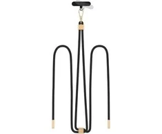 Tech-Protect C2S Rope Crossbody Strap Leash – dėklas telefonui juodos spalvos