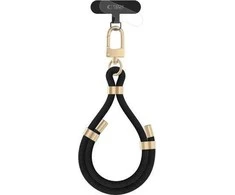 Tech-Protect C4S ROPE WRIST STRAP juodos spalvos ir aukso spalvos
