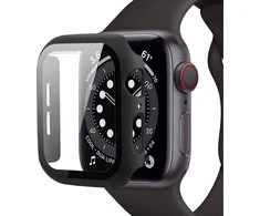 Tech Protect Išmaniojo laikrodžio Apple 4/5/6/SE ekrano rėmelis, Juodos spalvos